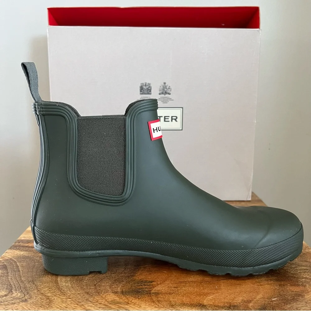 HUNTER| Original Chelsea Dark Olive - Picture 4 of 12